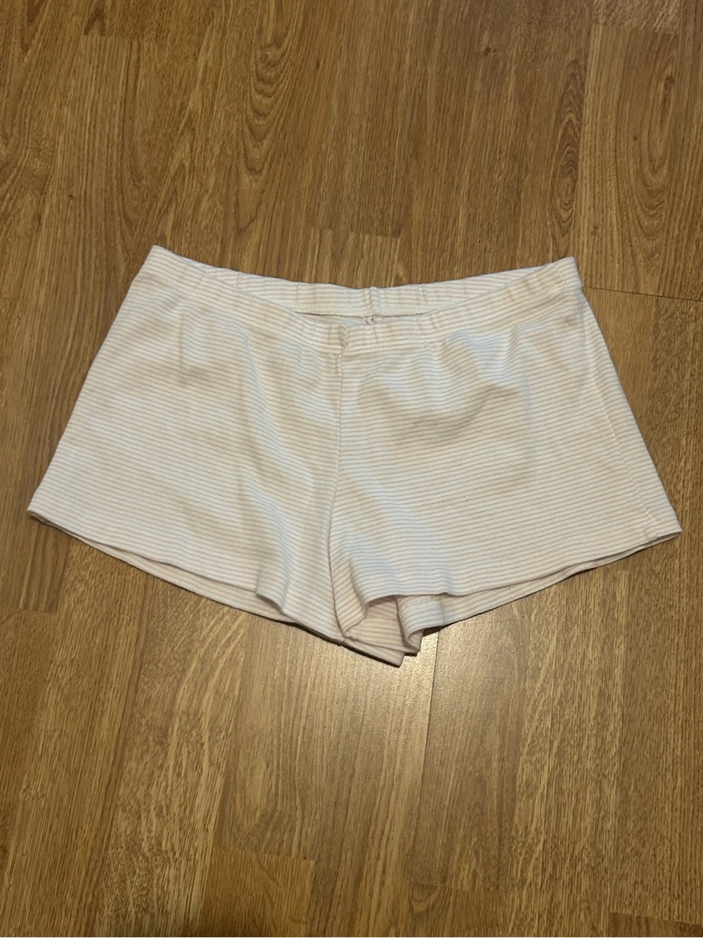 Brandy Melville Pink Striped Lounge Shorts
